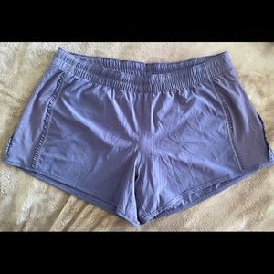 Lululemon active shorts in lavender/grey NWOT
